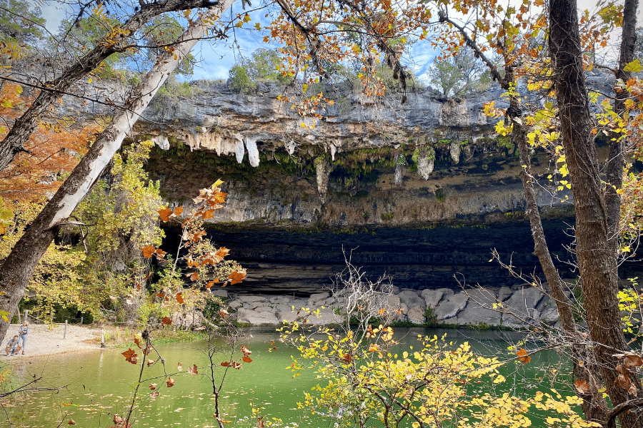 Hamilton Pool, where is laura traveling