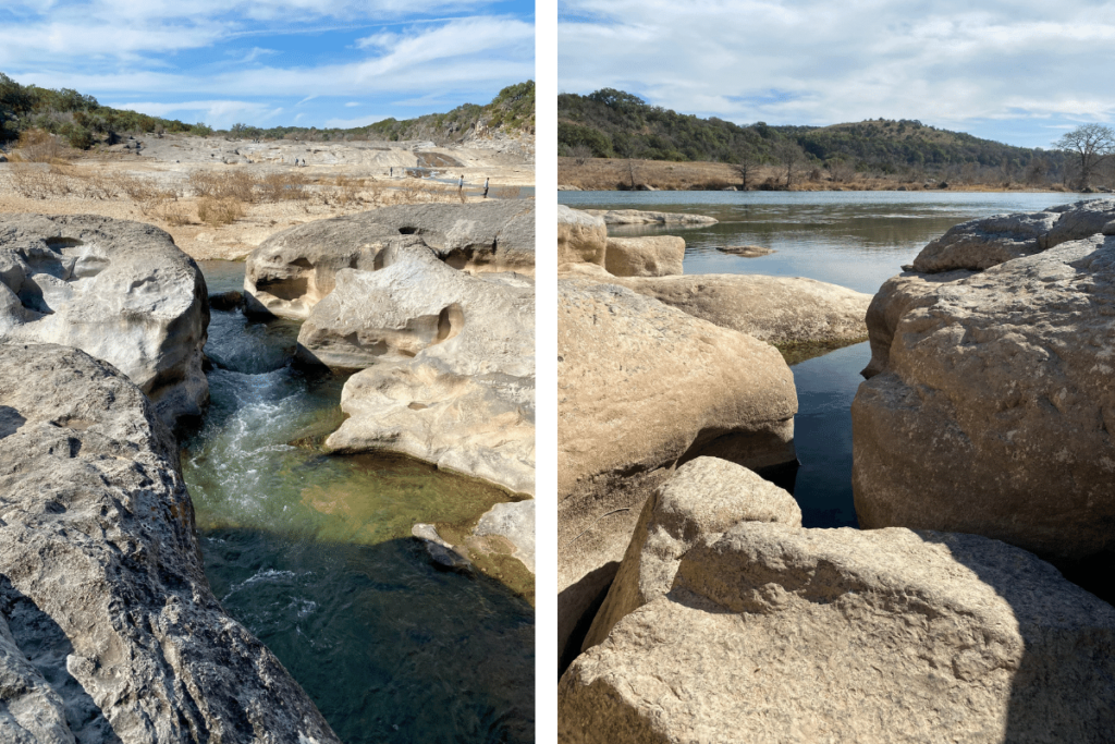Where is Laura traveling, Pedernales State Park near Austin