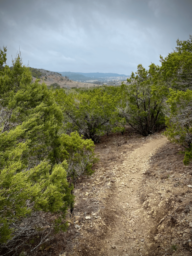 balcones canyonland, where is laura traveling