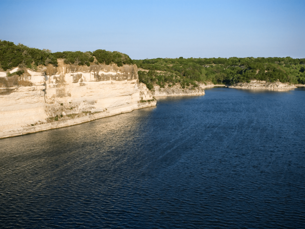 the cliffs at lake georgetown, where is laura traveling, swimming hole near austin