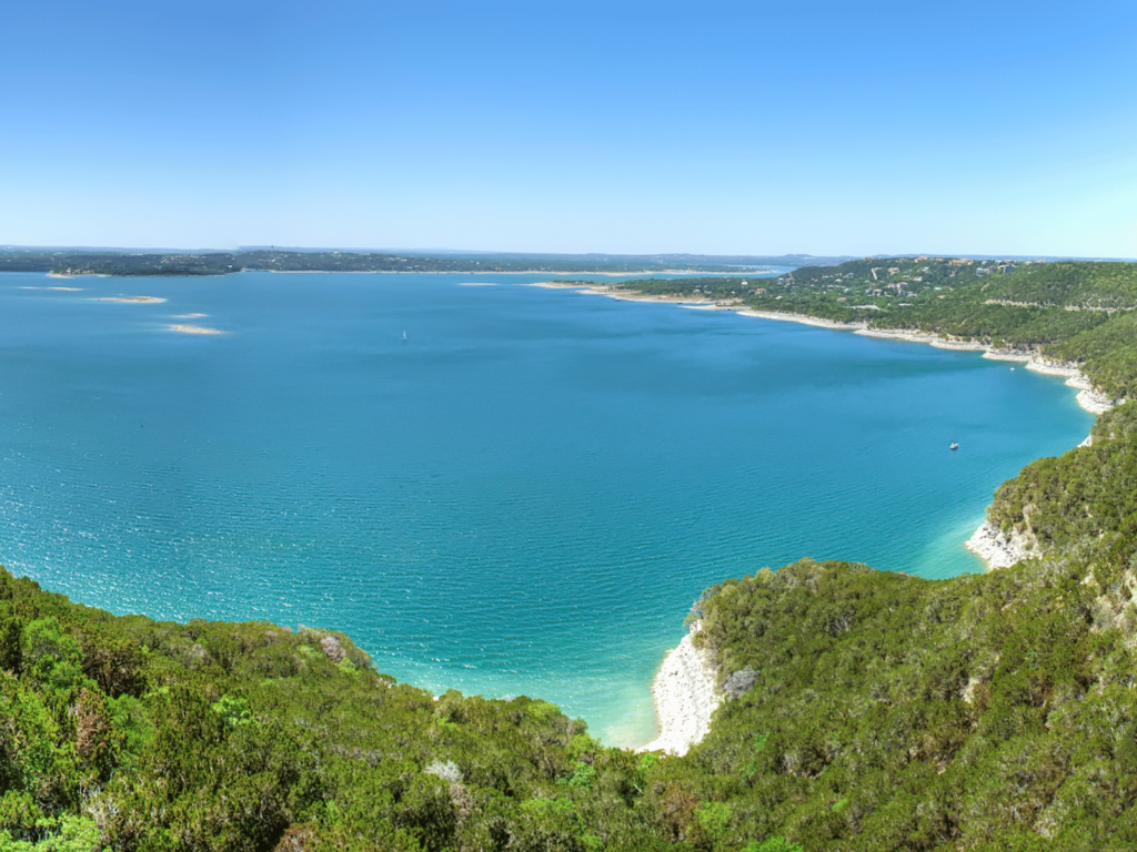 where is laura traveling, lake travis