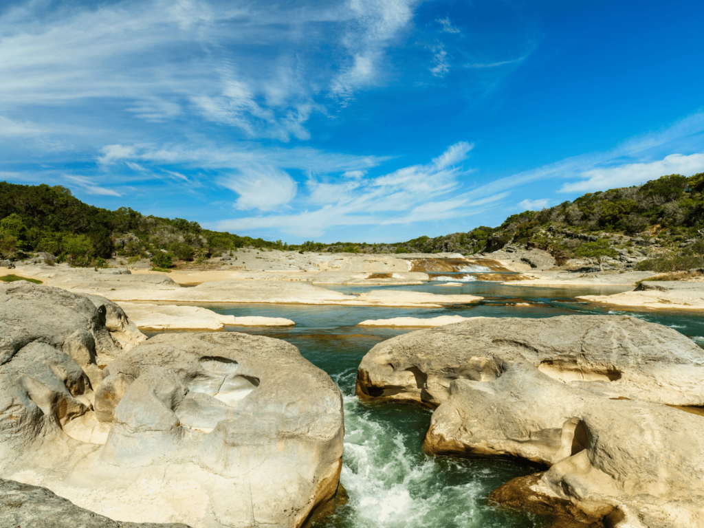 where is laura traveling, pedernales falls