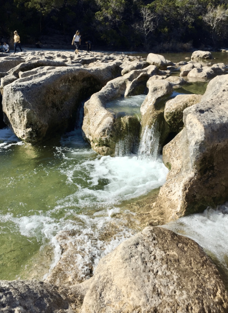 Sculpture Falls, where is Laura traveling