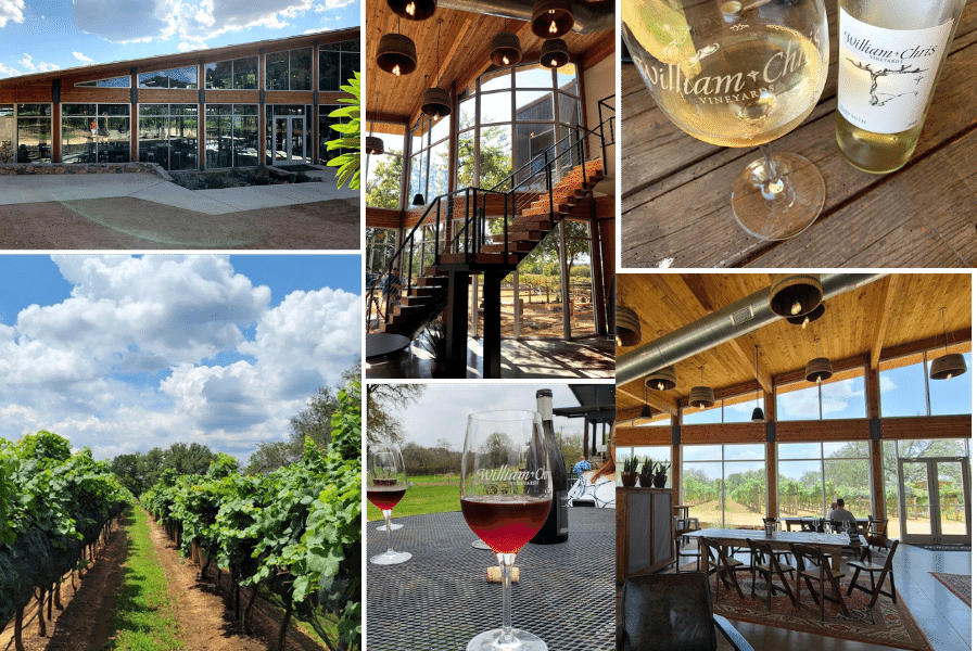 William Chris vineyards, texas vineyards, where is laura traveling