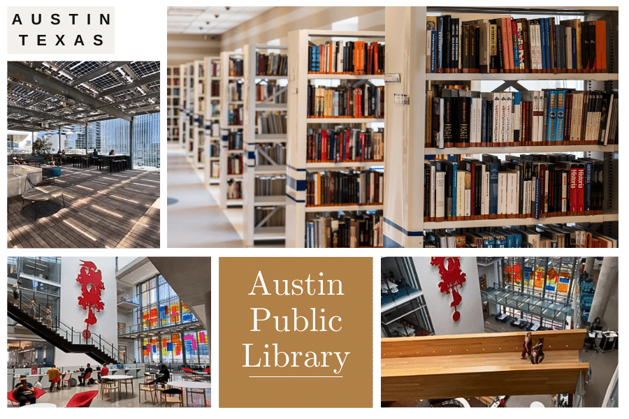 austin library, where is laura traveling