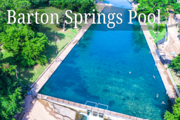 Barton Springs Pool, a natural springs pool in Austin, TX