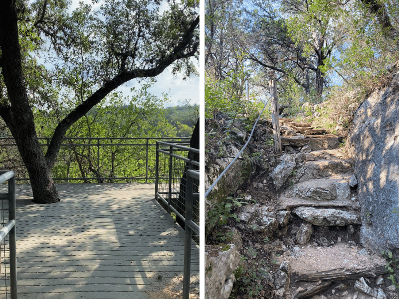 hiking to westcave preserve, where is laura traveling