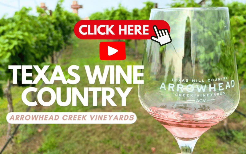 vlog of texas winery, where is laura traveling