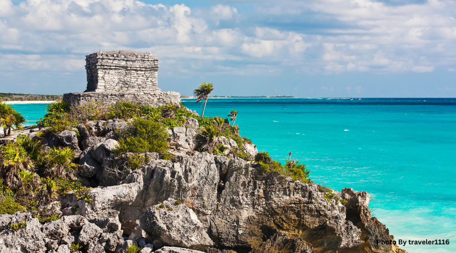 mayan ruins, tulum, where is laura traveling