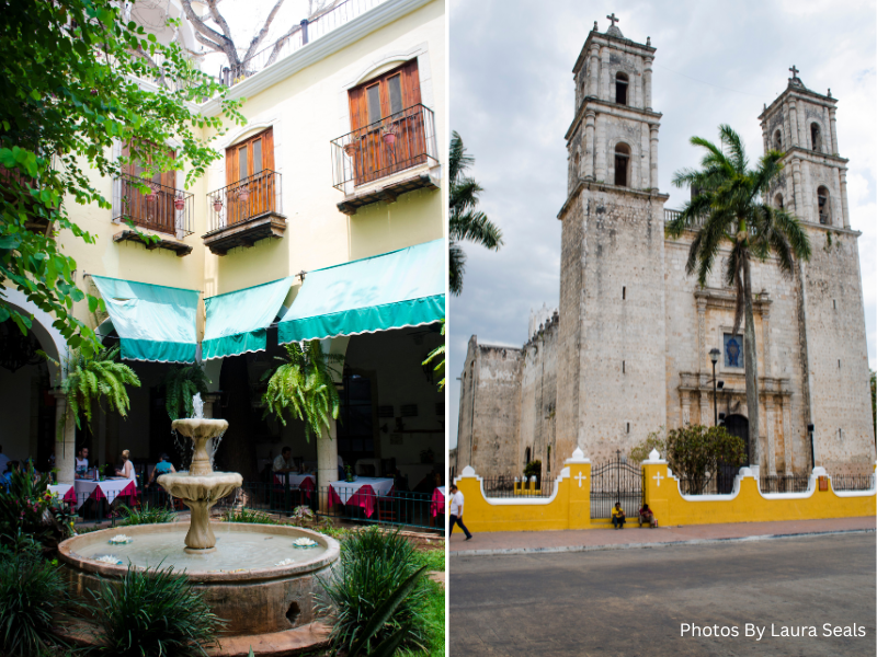 ruins in Mexico, where is laura traveling