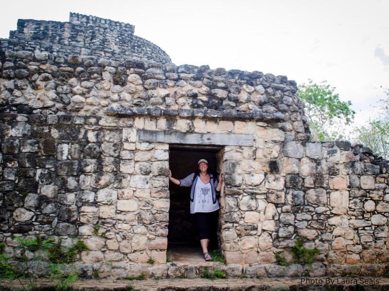 ruins in Mexico Cancun, where is laura traveling