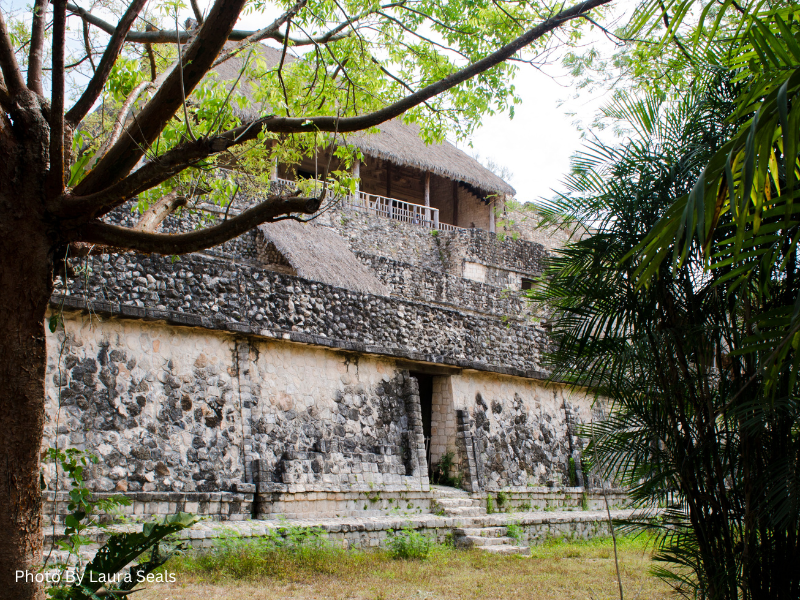 ancient ruins in Mexico, where is laura traveling