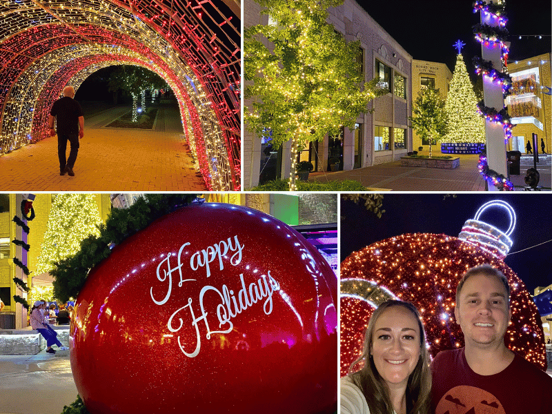 christmas tree lighting, where is laura traveling