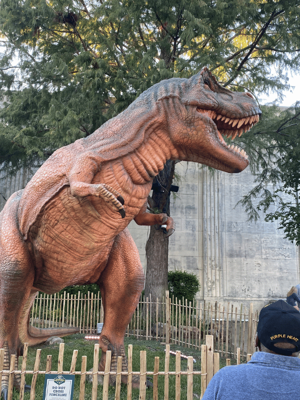 dinosaurs at the lagoon, state fair