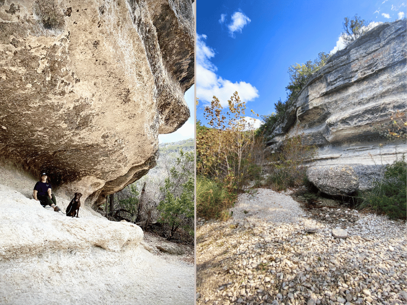 the grotto at Lost Maples State Park