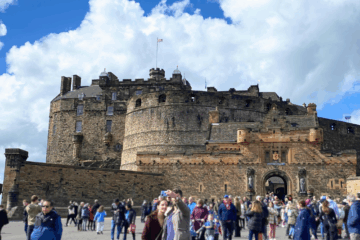 edinburgh castle, popular castle in scotland